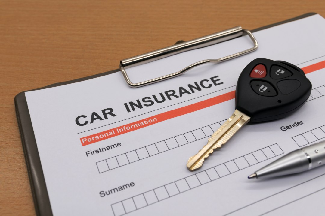 Car insurance form for rental coverage